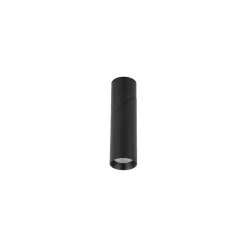 Faretti Da Soffitto-Selezionato da Mazzolaluce Faretto da soffitto parete cilindro nero orientabile gu10