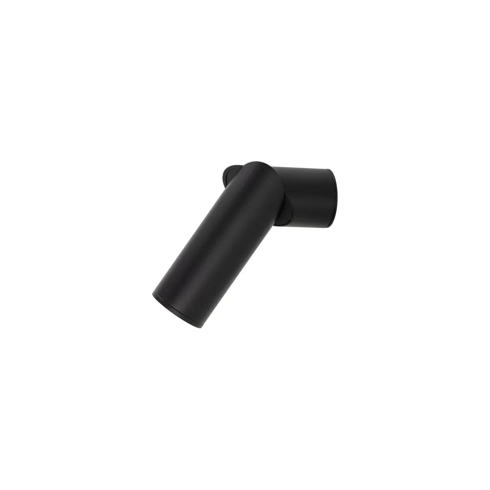 Faretti Da Soffitto-Selezionato da Mazzolaluce Faretto da soffitto parete cilindro nero orientabile gu10
