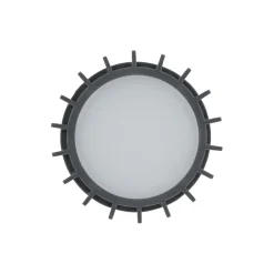 Faretti Da Esterno-Selezionato da Mazzolaluce Faretto da soffitto parete per esterno cilindro antracite moderno ip54