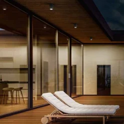 Faretti Da Esterno-IsyLuce Faretto da soffitto per esterno cubo antracite