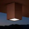Faretti Da Esterno-Gea Luce Faretto da soffitto per esterno marrone cubo