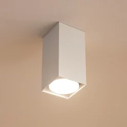 Faretti Da Soffitto-Top Light Faretto da soffitto squadrato bianco