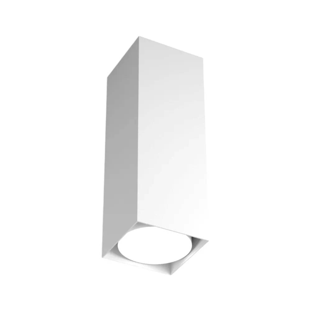Faretti Da Soffitto-Top Light Faretto da soffitto squadrato bianco