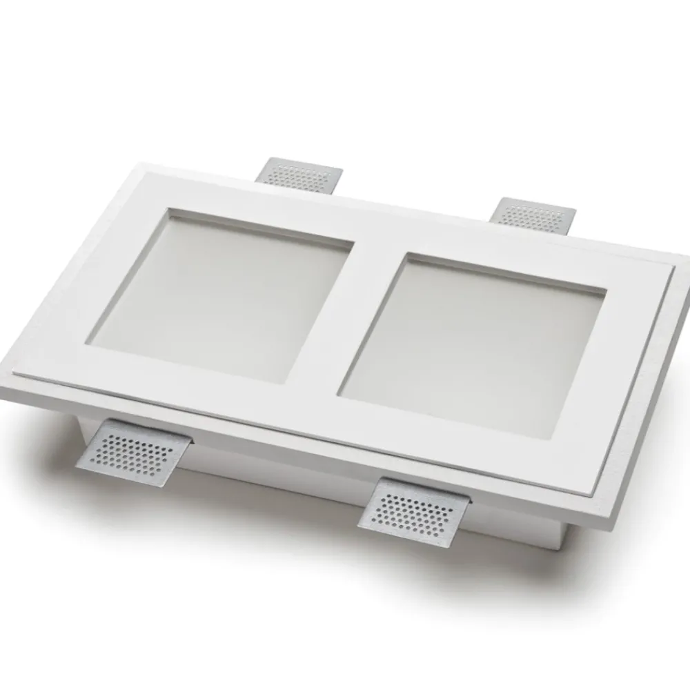 Faretti Da Incasso-Selezionato da Mazzolaluce Faretto di gesso da incasso parete soffitto led 13.5w 3000k