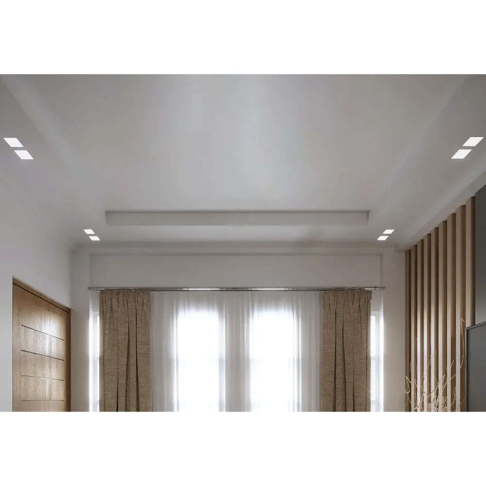 Faretti Da Incasso-Selezionato da Mazzolaluce Faretto di gesso da incasso parete soffitto led 13.5w 3000k