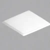 Faretti Da Incasso-Selezionato da Mazzolaluce Faretto di gesso quadrato con vetro da incasso a soffitto