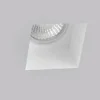 Faretti Da Incasso-Selezionato da Mazzolaluce Faretto di gesso quadrato da incasso a soffitto