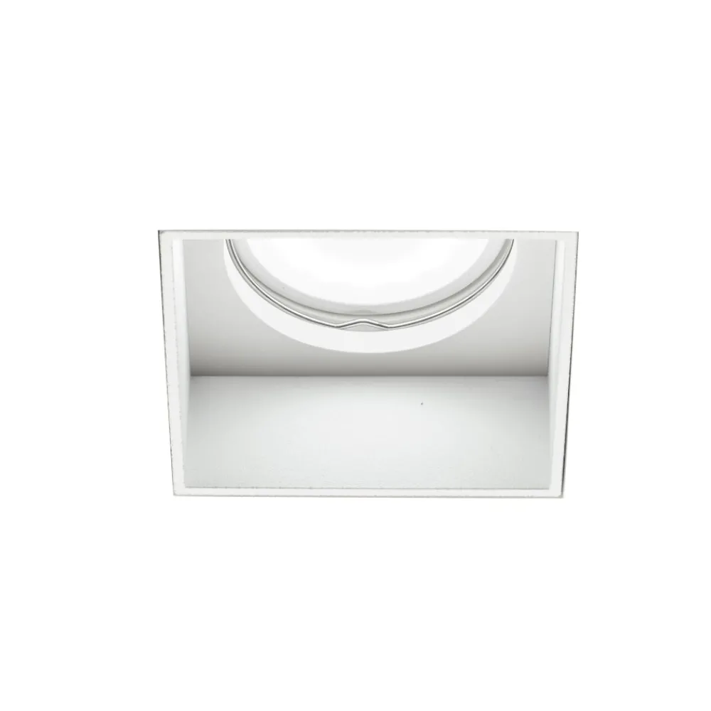 Faretti Da Incasso-Sforzin Illuminazione Faretto di gesso quadrato elis raso sforzin da incasso controsoffitto