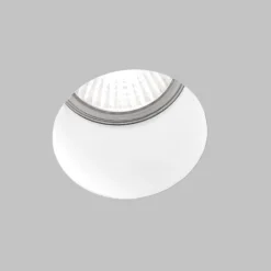 Faretti Da Incasso-Selezionato da Mazzolaluce Faretto di gesso rotondo da incasso per controsoffitto
