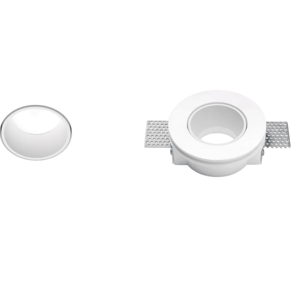 Faretti Da Incasso-Sforzin Illuminazione Faretto di gesso rotondo per incasso thessaly sforzin
