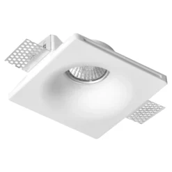 Faretti Da Incasso-Selezionato da Mazzolaluce Faretto di gesso tondo da incasso a soffitto