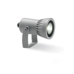 Faretti Da Esterno-Selezionato da Mazzolaluce Faretto grigio da giardino orientabile moderno 6w 4000k ip65