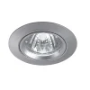 Faretti Da Incasso-Selezionato da Mazzolaluce Faretto grigio da incasso controsoffitto gu10 metallo rotondo
