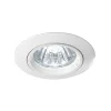 Faretti Da Incasso-Selezionato da Mazzolaluce Faretto gu10 tondo metallo bianco da incasso per soffitto in cartongesso
