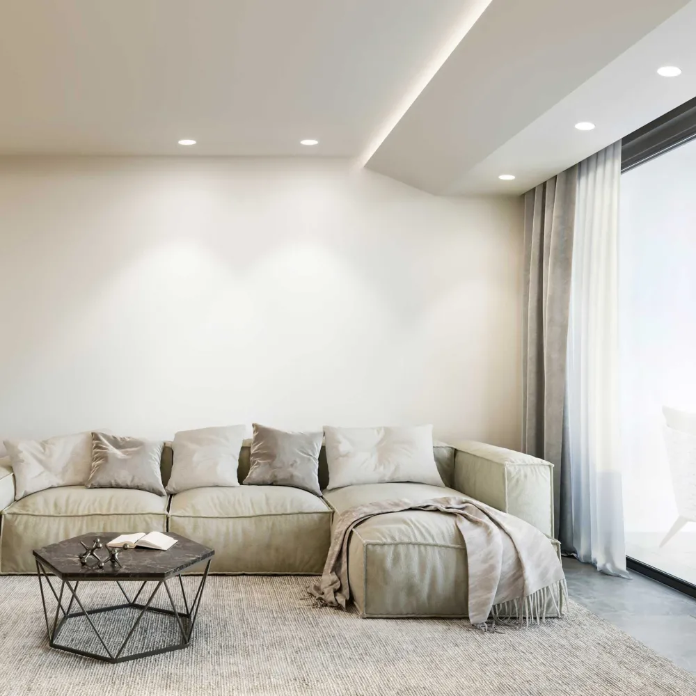 Faretti Da Incasso-Ideal Lux Faretto incasso a led game trimless 11w 3000k 220v rotondo