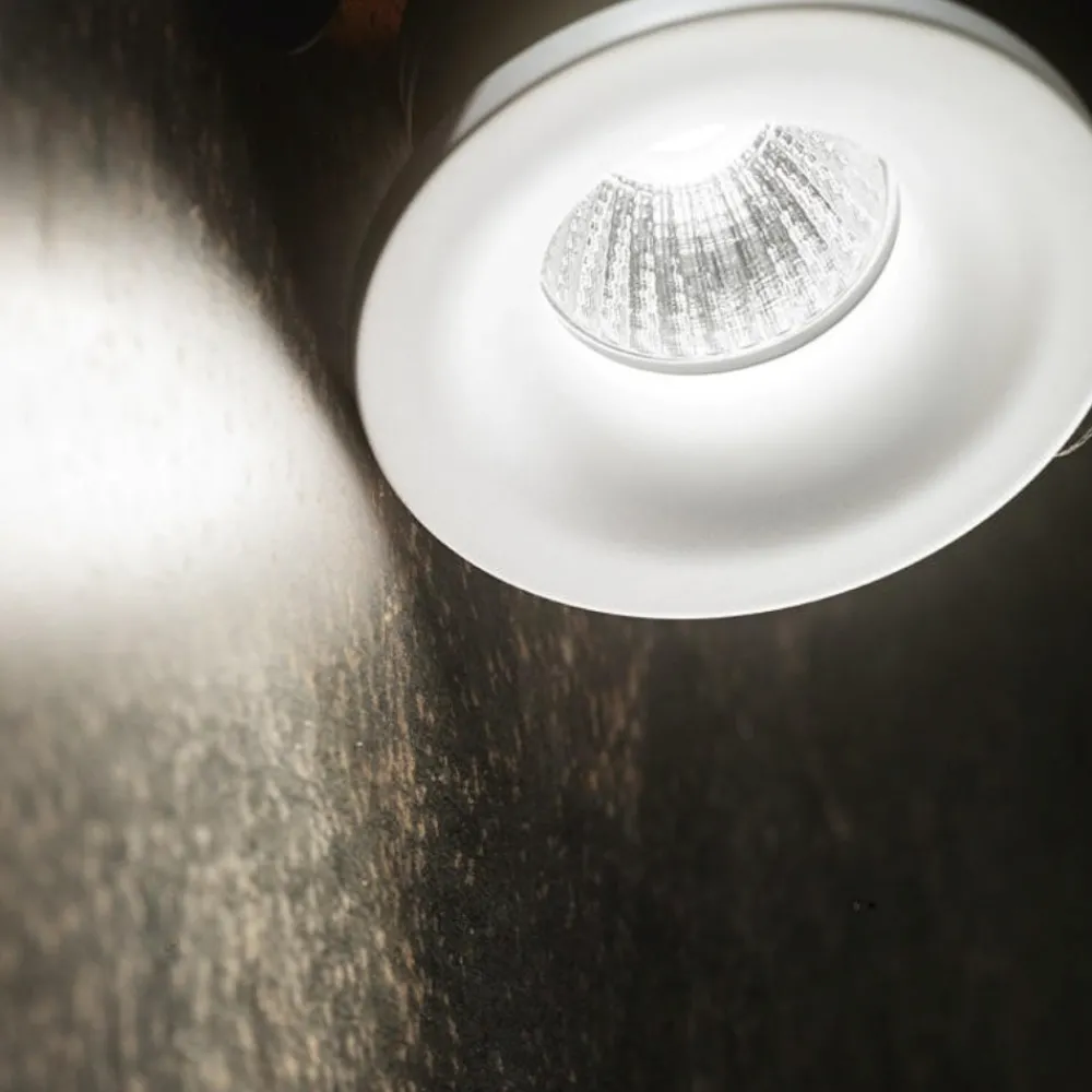 Faretti Da Incasso-Gea Luce Faretto incasso led a soffitto 4w 3000k bianco gaia