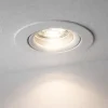 Faretti Da Incasso-Selezionato da Mazzolaluce Faretto incasso led bianco orientabile per cartongesso 2w 3000k