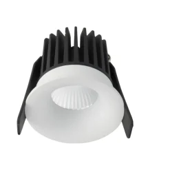 Faretti Da Incasso-Selezionato da Mazzolaluce Faretto incasso tondo bianco led per cartongesso 9w 3000k