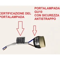 Faretti Da Incasso-IsyLuce Faretto inclinato da incasso per controsoffitto bianco