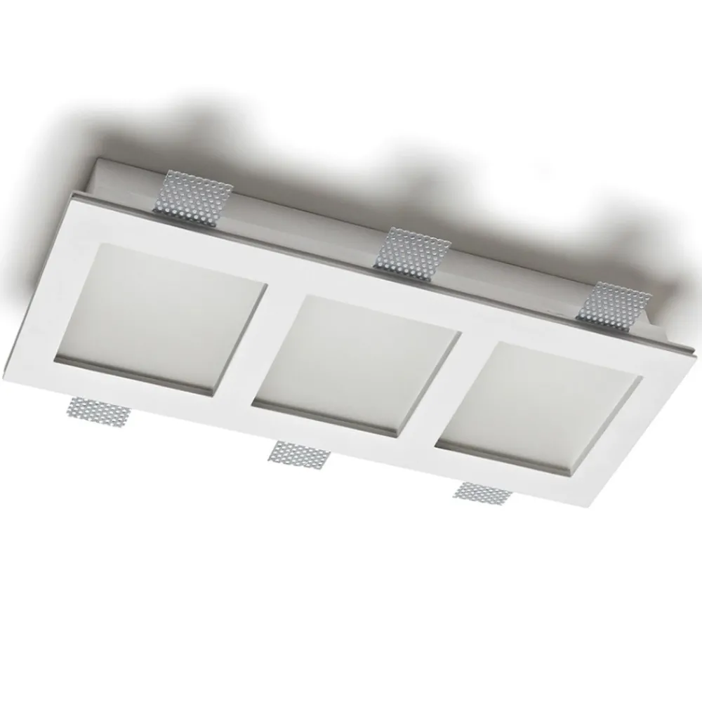 Faretti Da Incasso-Selezionato da Mazzolaluce Faretto in gesso da incasso led 21w 4000k 24v