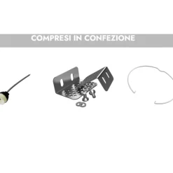 Faretti Da Incasso-Selezionato da Mazzolaluce Faretto in gesso da incasso tondo gx53 led