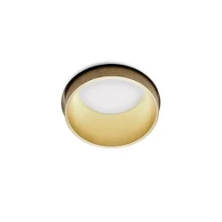 Faretti Da Incasso-Sforzin Illuminazione Faretto in gesso da incasso tondo oro sforzin thessaly