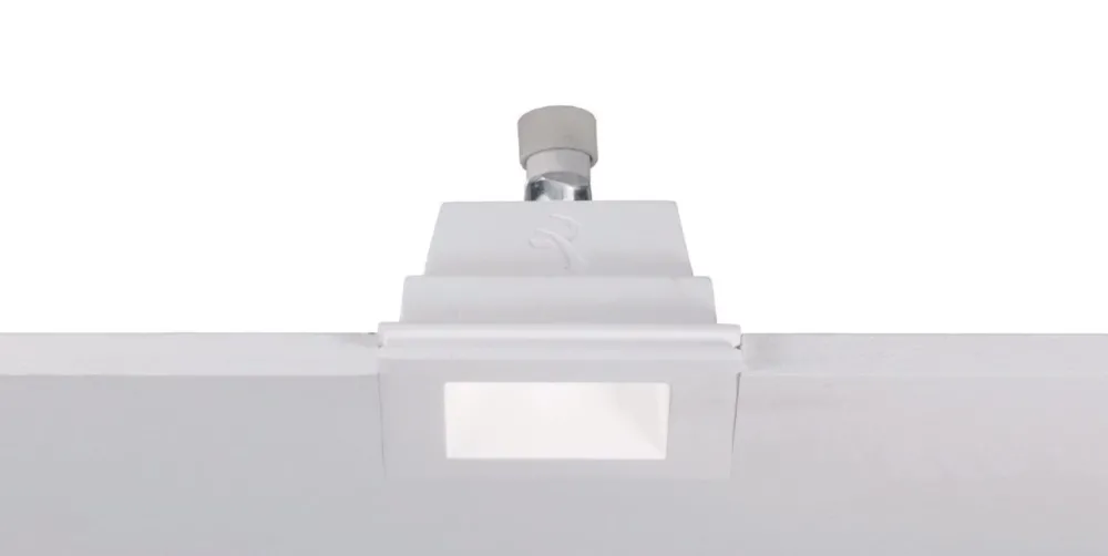 Faretti Da Incasso-Selezionato da Mazzolaluce Faretto in gesso quadrato da incasso a scomparsa gu10 220v