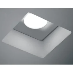 Faretti Da Incasso-Sforzin Illuminazione Faretto in gesso quadrato da incasso cartongesso per bagno ip44 sforzin doride
