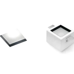 Faretti Da Incasso-Sforzin Illuminazione Faretto in gesso quadrato filiatra sforzin incasso per controsoffitto