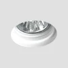 Faretti Da Incasso-Selezionato da Mazzolaluce Faretto in gesso rotondo da incasso per soffitto gu10
