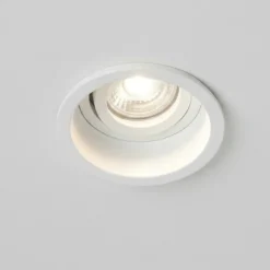Faretti Da Incasso-IsyLuce Faretto da incasso bianco rotondo orientabile
