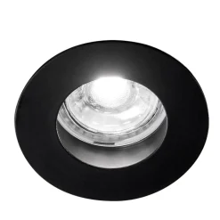 Faretti Da Incasso-IsyLuce Faretto rotondo da incasso per cartongesso nero