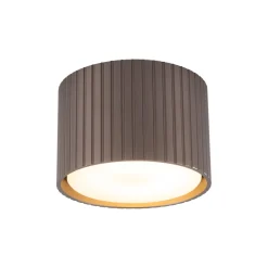 Faretti Da Soffitto-Selezionato da Mazzolaluce Faretto lampada da soffitto marrone cilindro rigato