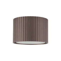 Faretti Da Soffitto-Selezionato da Mazzolaluce Faretto lampada da soffitto marrone cilindro rigato