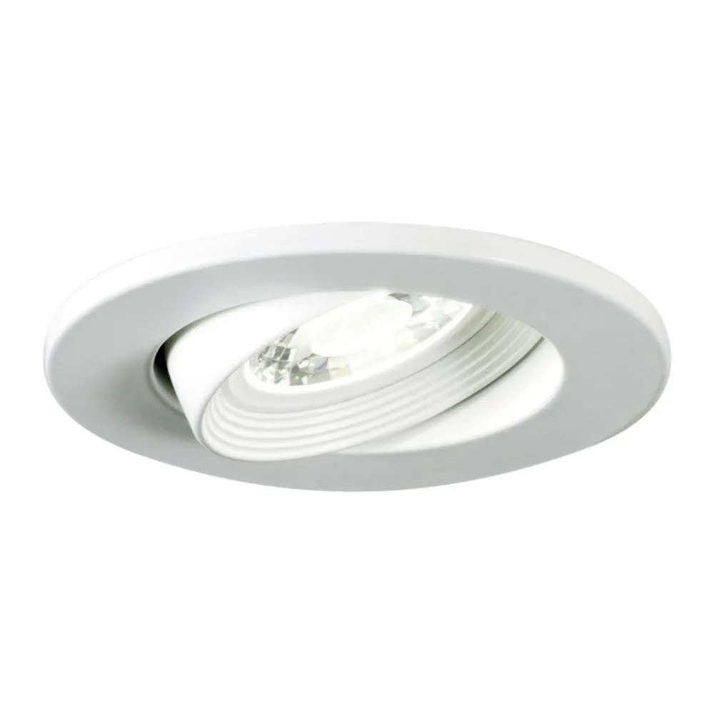 Faretti Da Incasso-Selezionato da Mazzolaluce Faretto led da incasso bianco 9w 4000k rotondo