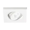 Faretti Da Incasso-Gea Luce Faretto led da incasso 3w 3000k quadrato bianco