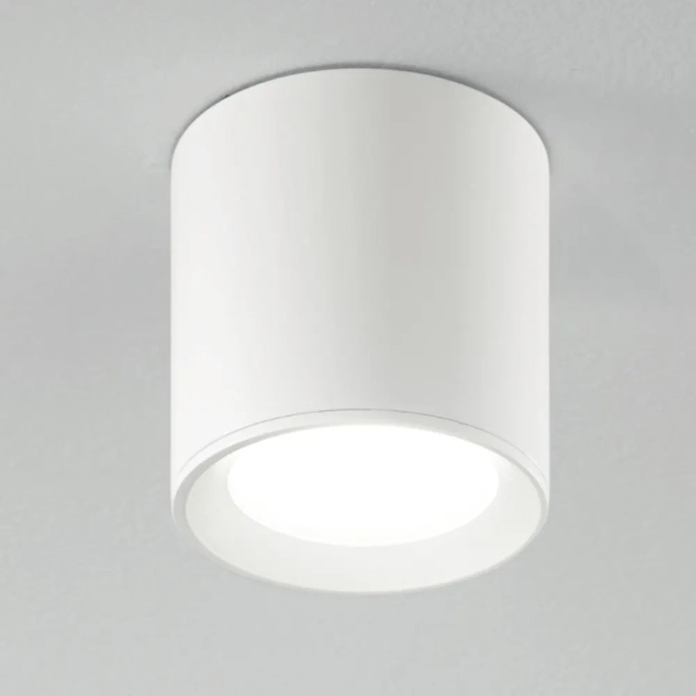 Faretti Da Soffitto-IsyLuce Faretto led da soffitto cilindro bianco 9w 4000k