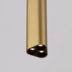 Faretti Da Soffitto-Selezionato da Mazzolaluce Faretto led da soffitto oro opaco 3000k h30 cm
