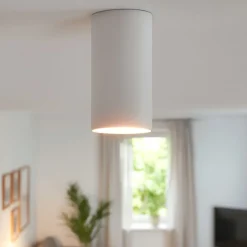 Faretti Da Soffitto-Selezionato da Mazzolaluce Faretto led 5w 3000k da soffitto cilindro bianco