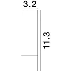 Faretti Da Soffitto-Selezionato da Mazzolaluce Faretto led 5w 3000k da soffitto cilindro bianco