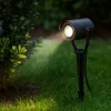 Faretti Da Esterno-Selezionato da Mazzolaluce Faretto nero con picchetto da terra per giardino orientabile
