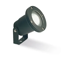 Faretti Da Esterno-Selezionato da Mazzolaluce Faretto nero da esterno giardino orientabile gu10 ip55