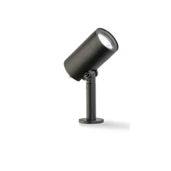 Faretti Da Esterno-Selezionato da Mazzolaluce Faretto nero da giardino con picchetto 5w 4000k ip65
