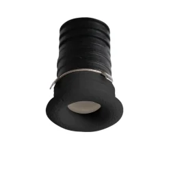 Faretti Da Incasso-Selezionato da Mazzolaluce Faretto nero da incasso soffitto led 1w 3000k per bagno doccia