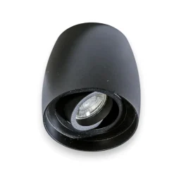 Faretti Da Soffitto-Selezionato da Mazzolaluce Faretto nero da soffitto orientabile moderno