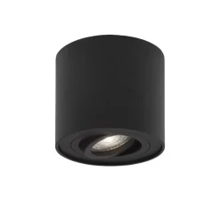 Faretti Da Soffitto-Selezionato da Mazzolaluce Faretto nero da soffitto per interni orientabile