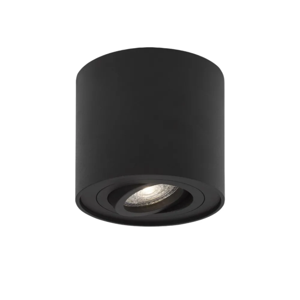 Faretti Da Soffitto-Selezionato da Mazzolaluce Faretto nero da soffitto per interni orientabile