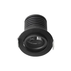 Faretti Da Incasso-Selezionato da Mazzolaluce Faretto nero led incasso orientabile 2w 3000k