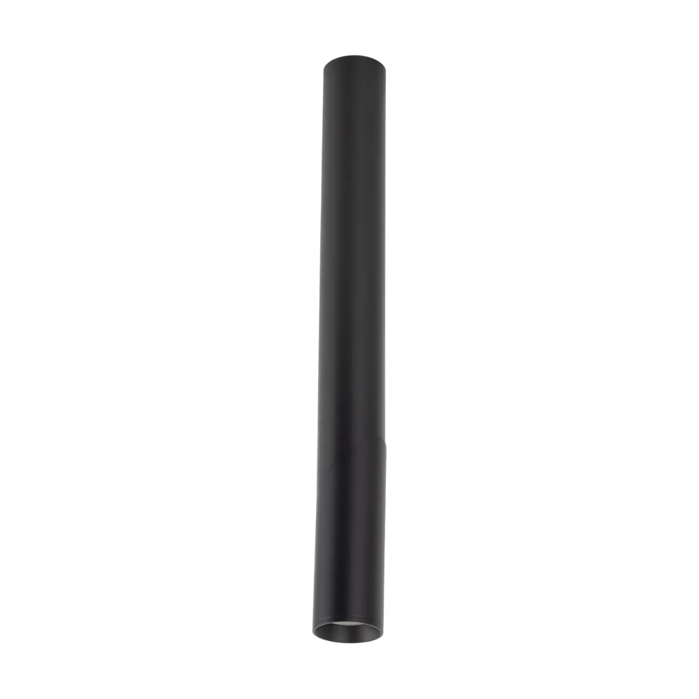 Faretti Da Soffitto-Selezionato da Mazzolaluce Faretto nero lungo cilindro orientabile da soffitto gu10