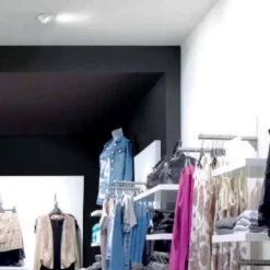 Faretti Da Incasso-Selezionato da Mazzolaluce Faretto nero rotondo orientabile da incasso a soffitto